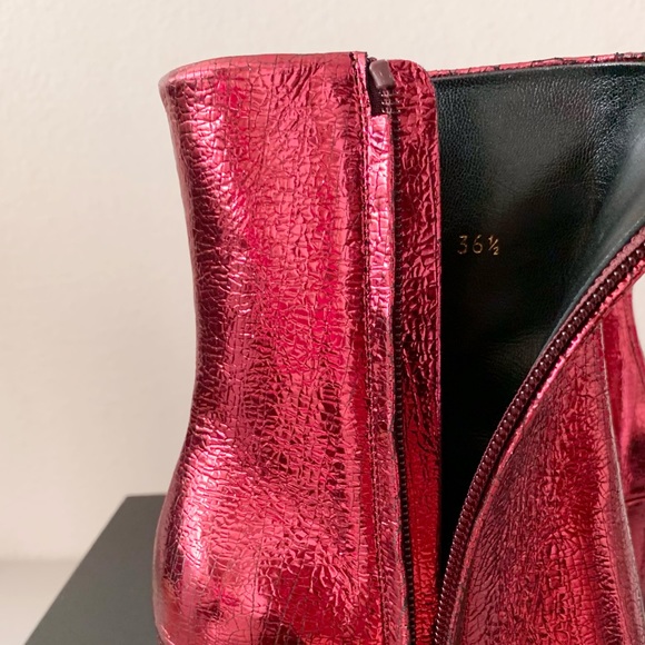 Saint Laurent ruby boots - Picture 9 of 16